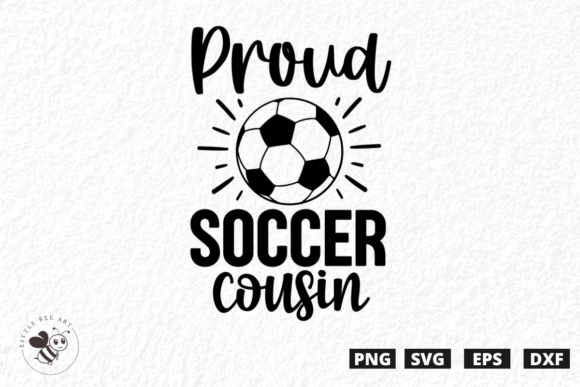 Proud Soccer Cousin SVG for Graphics & T-Shirt Designs