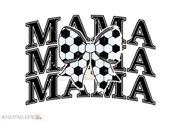 Retro Mom Mama Soccer Coquette Bow SVG Review