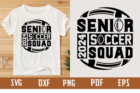 Senior 2024 Soccer Squad Svg Design
