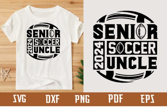 Senior 2024 Soccer Uncle Svg Design