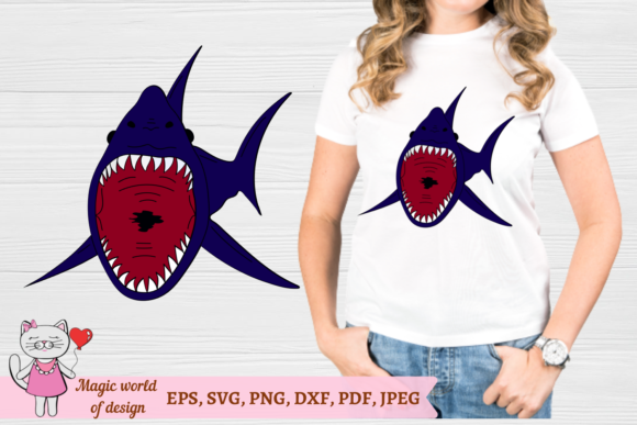 Shark Angry Tee Svg Review