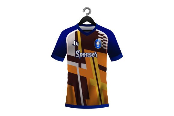 Soccer Jersey Template: Sportswear Graphics for Publishing