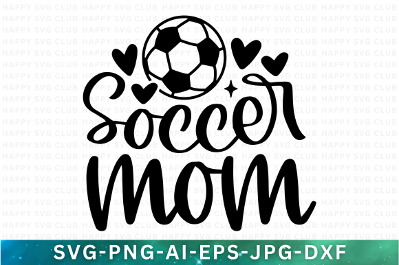 Soccer Mom Svg Png for T-Shirt Designs and Branding Graphics