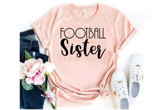 Soccer Svg Design, Football Sister
